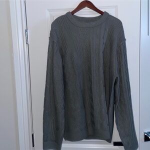 Fashion Nova men gray knitted sweater